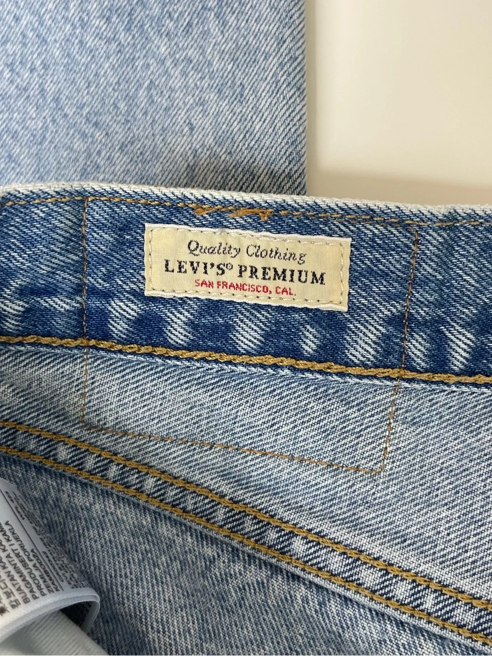 Levi's Premium Mens 555 Relaxed Straight Leg Denim Jeans (Light Wash) Size 31x30
